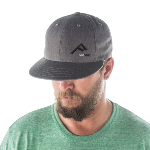 Flat Bill Cap, Offset MTN Top