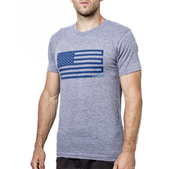 Blue on Grey